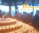 大陆佛教代表团一行到台湾生命电视台进行参访（图）
