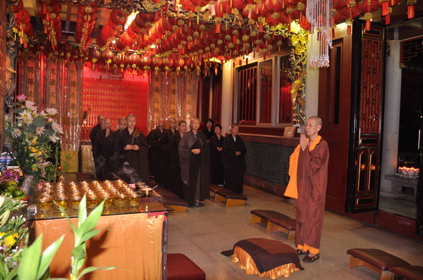 千佛塔寺举办中秋礼月光菩萨法会 - 塔铃清韵 - 梅州千佛塔寺