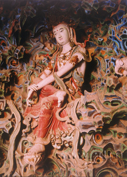 东方美神倒座观音安坐地河北隆兴寺即将修缮