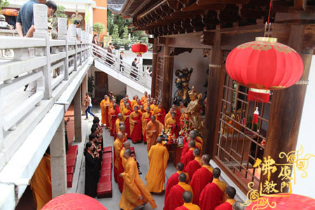 厦门太平岩寺启建第六届水陆大斋胜会熏坛仪式
