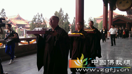 河北柏林禅寺于净慧长老示寂五七之日举行传供法会