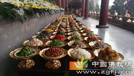河北柏林禅寺于净慧长老示寂五七之日举行传供法会