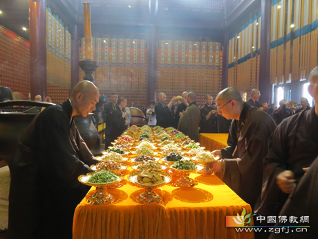河北柏林禅寺于净慧长老示寂五七之日举行传供法会