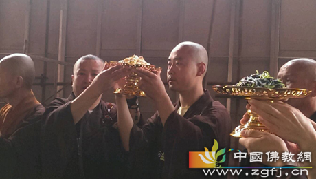 河北柏林禅寺于净慧长老示寂五七之日举行传供法会