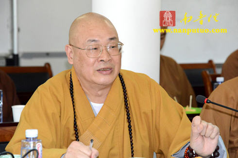 闽南佛学院院长圣辉大和尚发表讲话