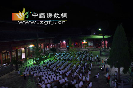 湖北黄梅四祖寺第十届禅文化夏令营正式开营.jpg