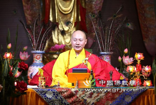 传喜法师应邀到江苏无锡横山寺主持孝亲报恩慈悲心灵讲座.jpg