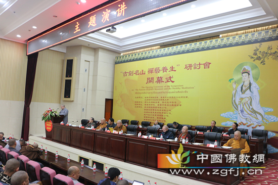 “名剑名山 禅意养生”研讨会开幕式在重庆綦江古剑山举行
