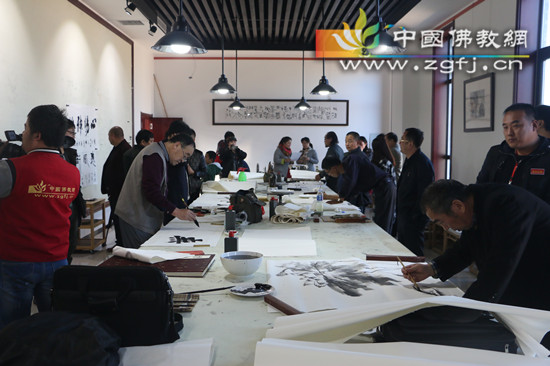 迁安石佛古寺举办第九届墨韵禅心交流笔会