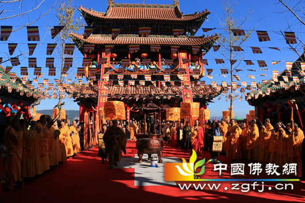 山西晋城沁水县石楼寺落成庆典暨全堂诸佛菩萨圣像开光法会隆重举行1