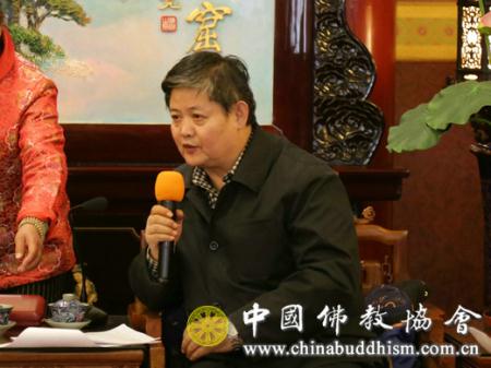 王健秘书长总结中国佛教协会2014年主要工作情况