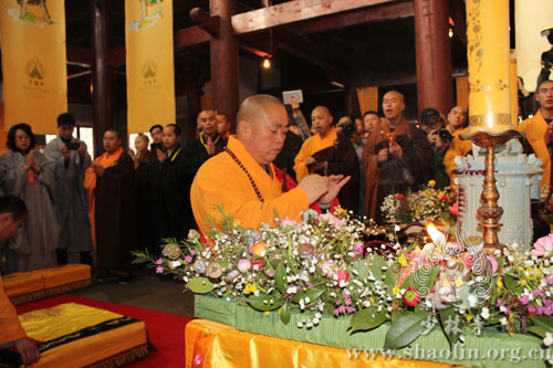 少林寺转轮大藏经“万人抄经”活动正式启动