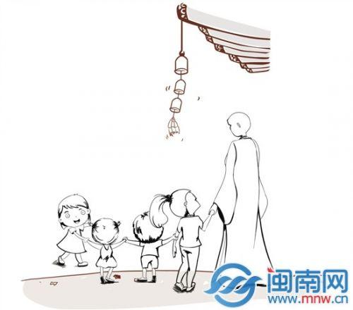泉州一寺庙90后小尼当家 带着孤儿一起生活