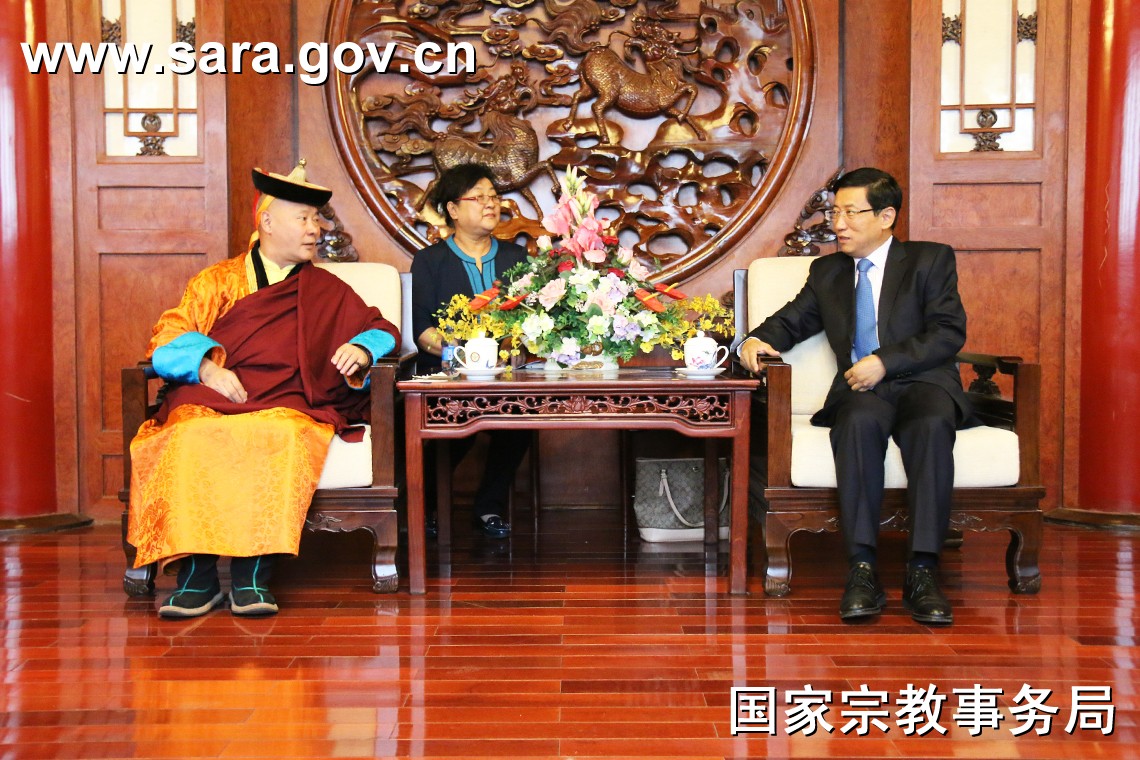 国宗局蒋坚永副局长会见蒙古佛教代表团一行