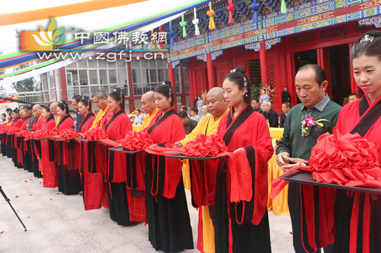 河北省武强大华严禅寺隆重举行大雄宝殿开光大典
