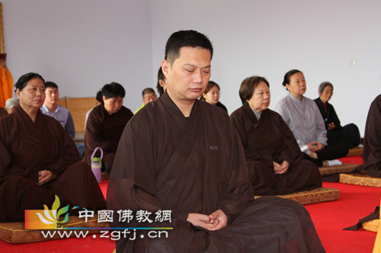 河北省井陉灵岩禅寺于国庆假期举办佛学心理释压法会