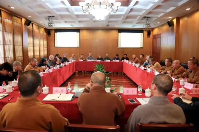杭州市佛教协会会长办公(扩大)会议在灵隐寺召开