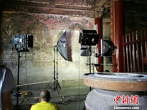 四川平武报恩寺近600年壁画接受“体检”.jpg