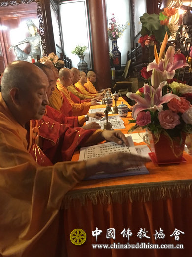 中国佛教协会直属寺院北京广济寺举行2016年盂兰盆节法会