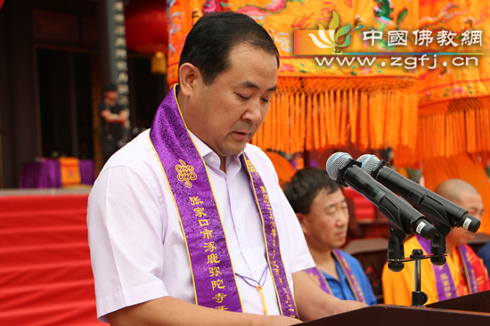 张家口涿鹿弥陀寺隆重举行大雄宝殿开光盛典