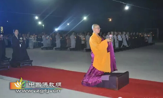 河北成安二祖匡教禅寺供月传灯祈福法会圆满