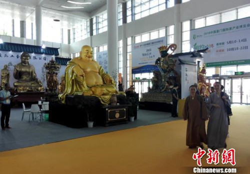 厦门国际佛事用品展规模续居全球第一 逾千家企业助阵.jpg