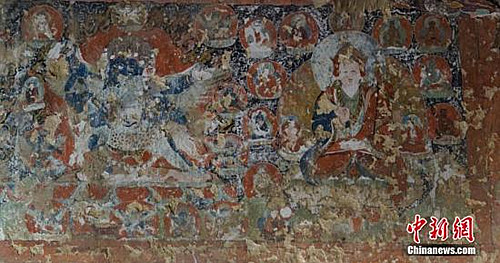 西藏新发现距今约700年的遗存壁画.jpg