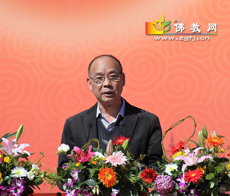 浙江省民宗委副主任倪忠扬表示宋元以来，作为“五山十剎之首”的径山万寿禅寺乃汉传禅法的中兴之地19.jpg