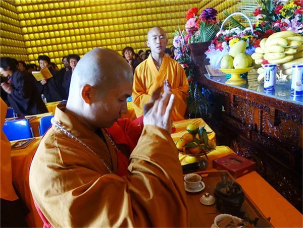 山东德州佛光寺千尊金地藏开光法会圆满结束