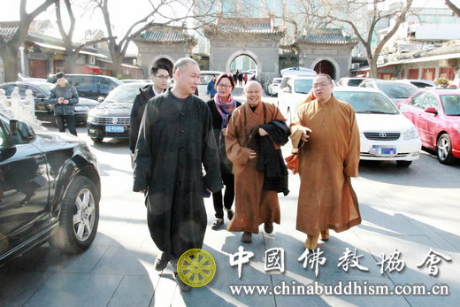 学诚会长会见佛光山曼谷泰华寺住持心定法师一行