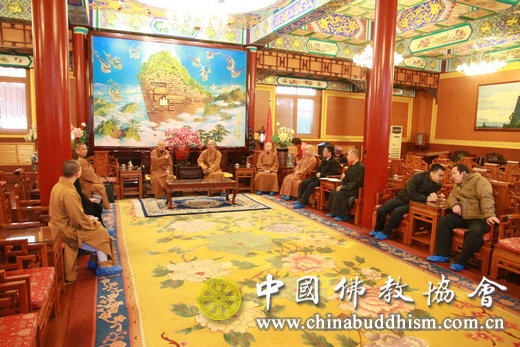 学诚会长会见佛光山曼谷泰华寺住持心定法师一行