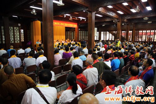 上海佛教居士林举行修复工程竣工暨香光堂全堂佛像开光法会4.jpg