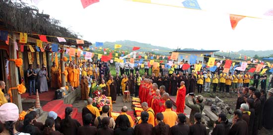 重庆古佛道场金佛山举行古金佛寺原址奠基仪式