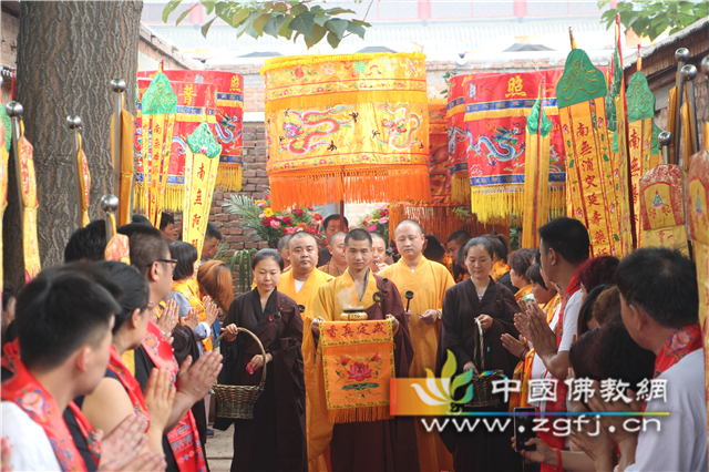 河北省无极兴国寺隆重举行五爷殿落成典礼暨五爷圣像开光法会