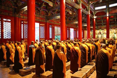 法门寺佛学院女众部举行恭诵《地藏经》暨蒙山施食法会.jpg