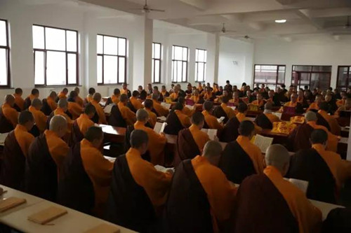 法门寺佛学院女众部举行恭诵《地藏经》暨蒙山施食法会.jpg